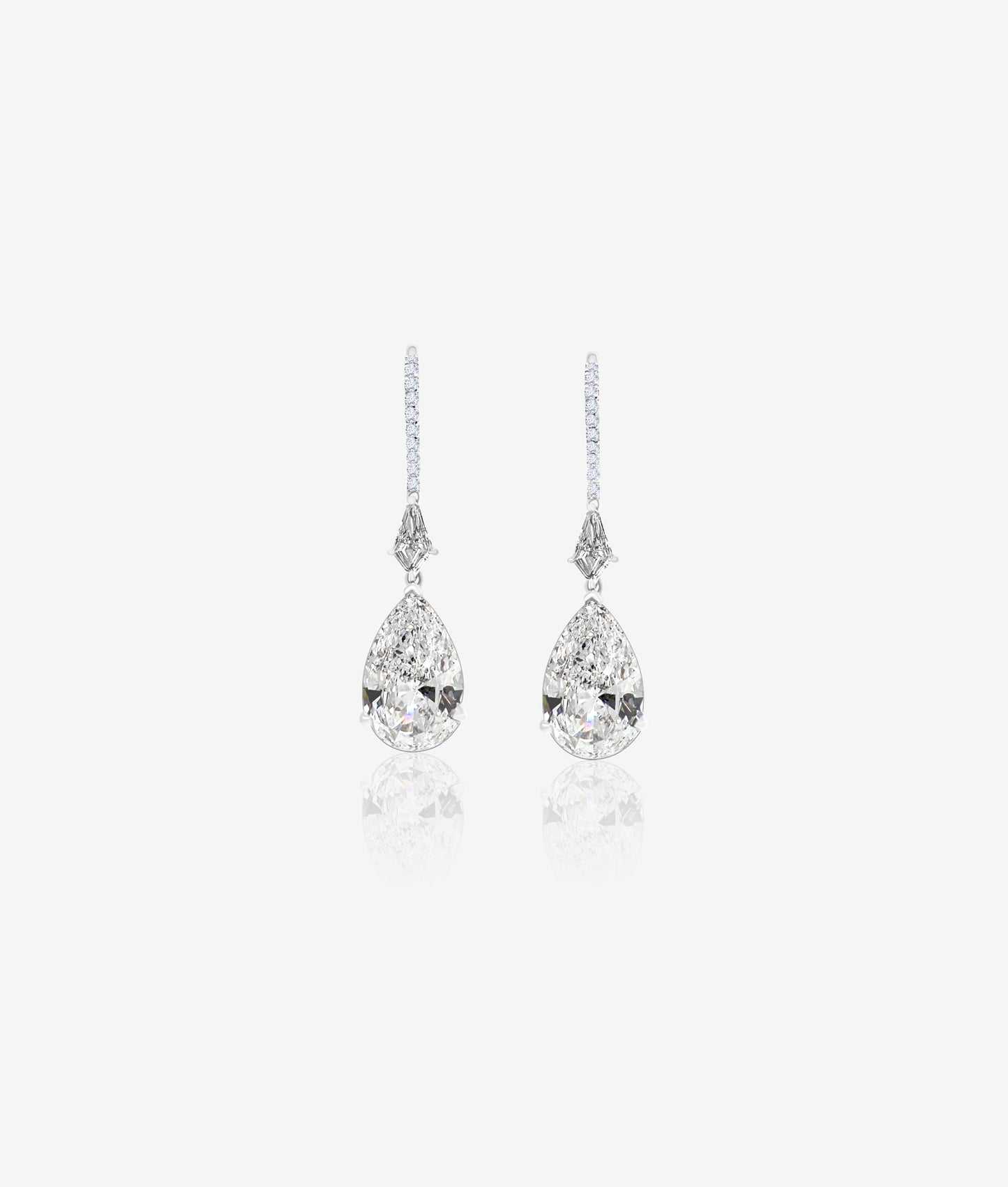 Diamond Drop Diamond Earrings