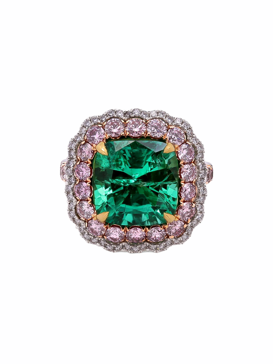 Muzo Emerald Diamond Ring