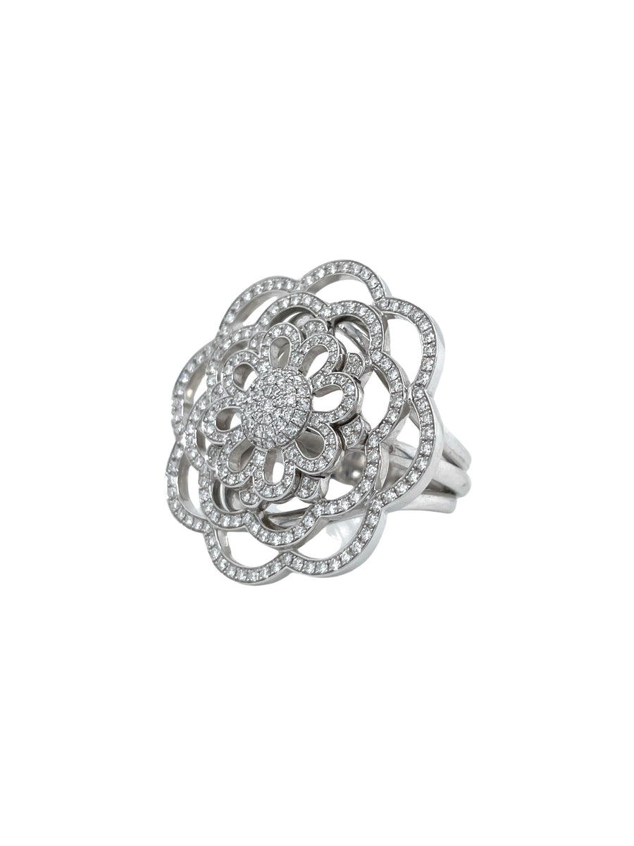 Hypnotic Flower Diamond Ring (2.32cts Dia)