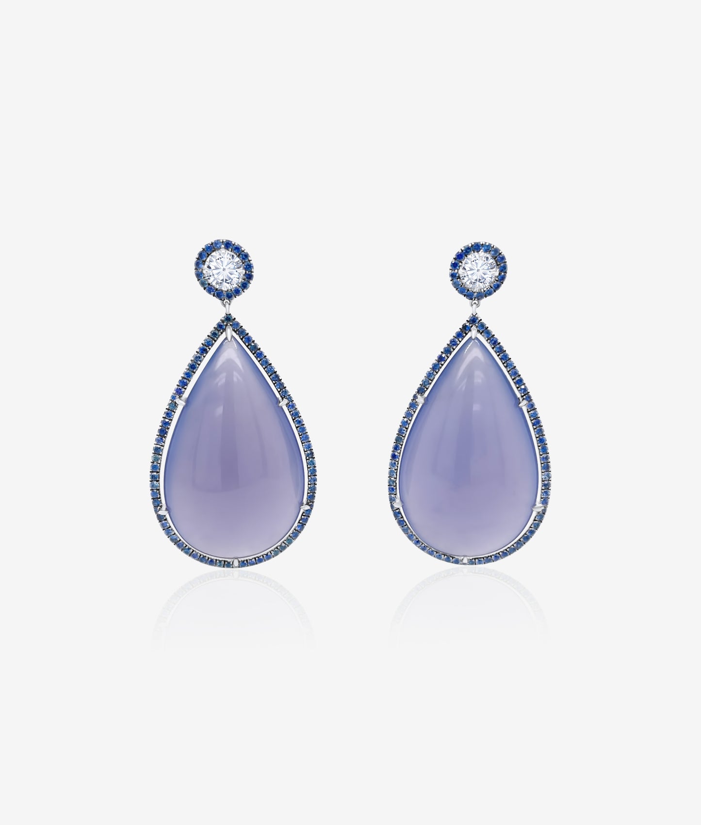 Chalcedony Drop Earrings