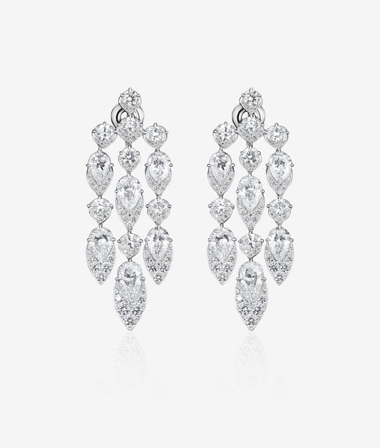 Diamond Shower Earrings