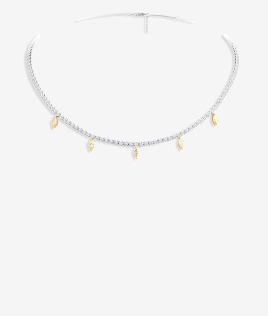 Lemon Pepper Marquis Choker