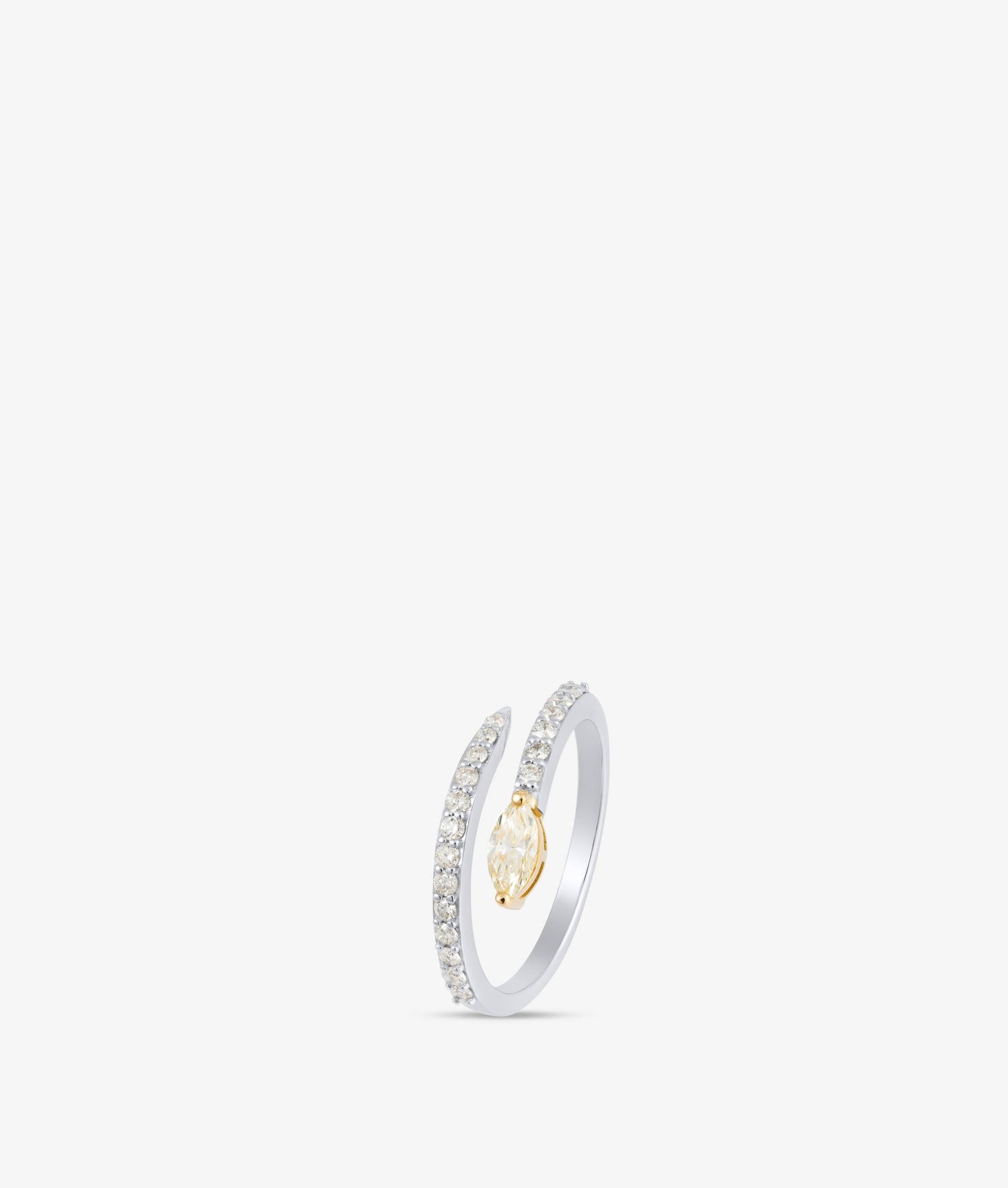 Lemon Pepper Marquis Loop Ring