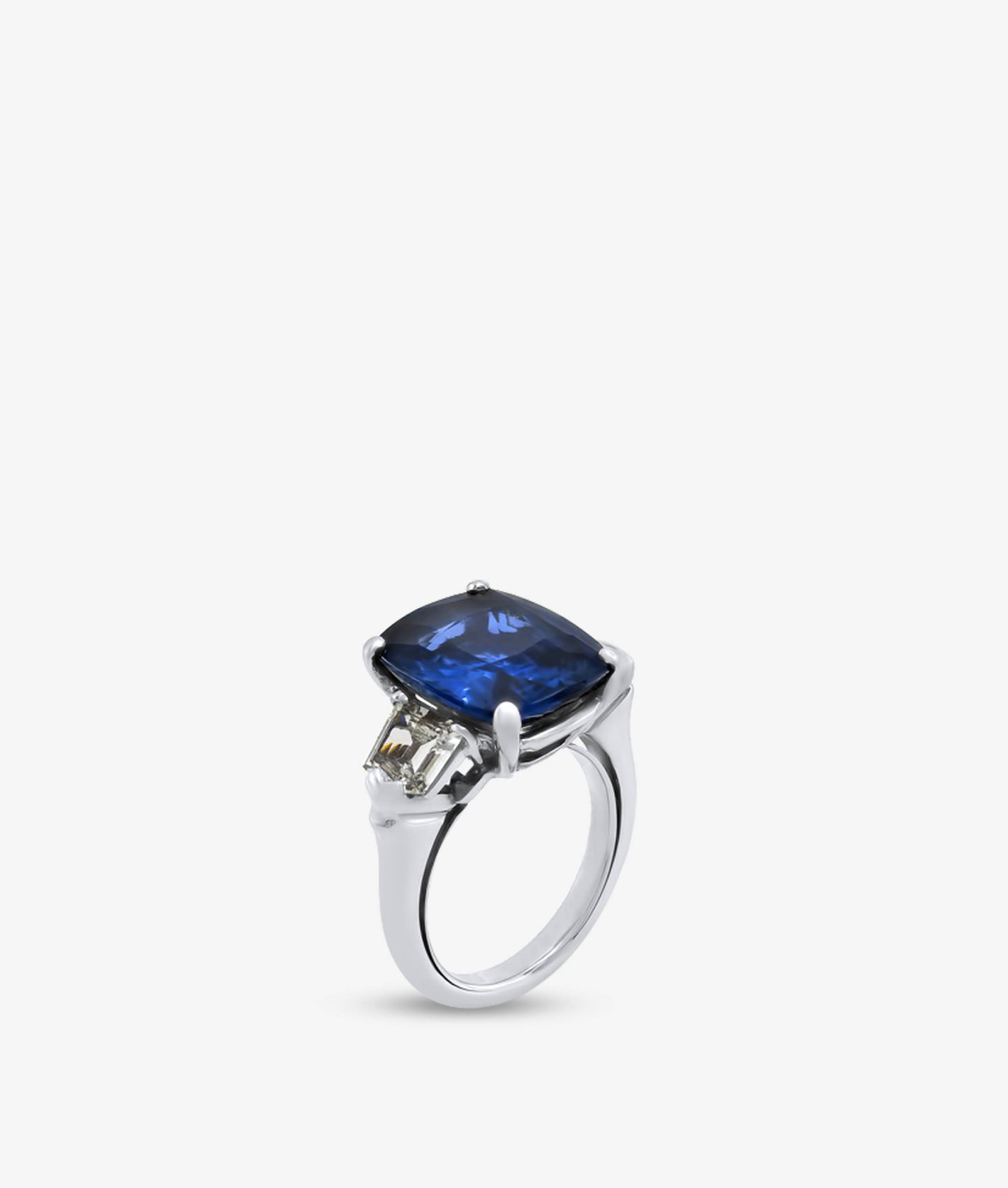 Burma Sapphire Diamond Ring