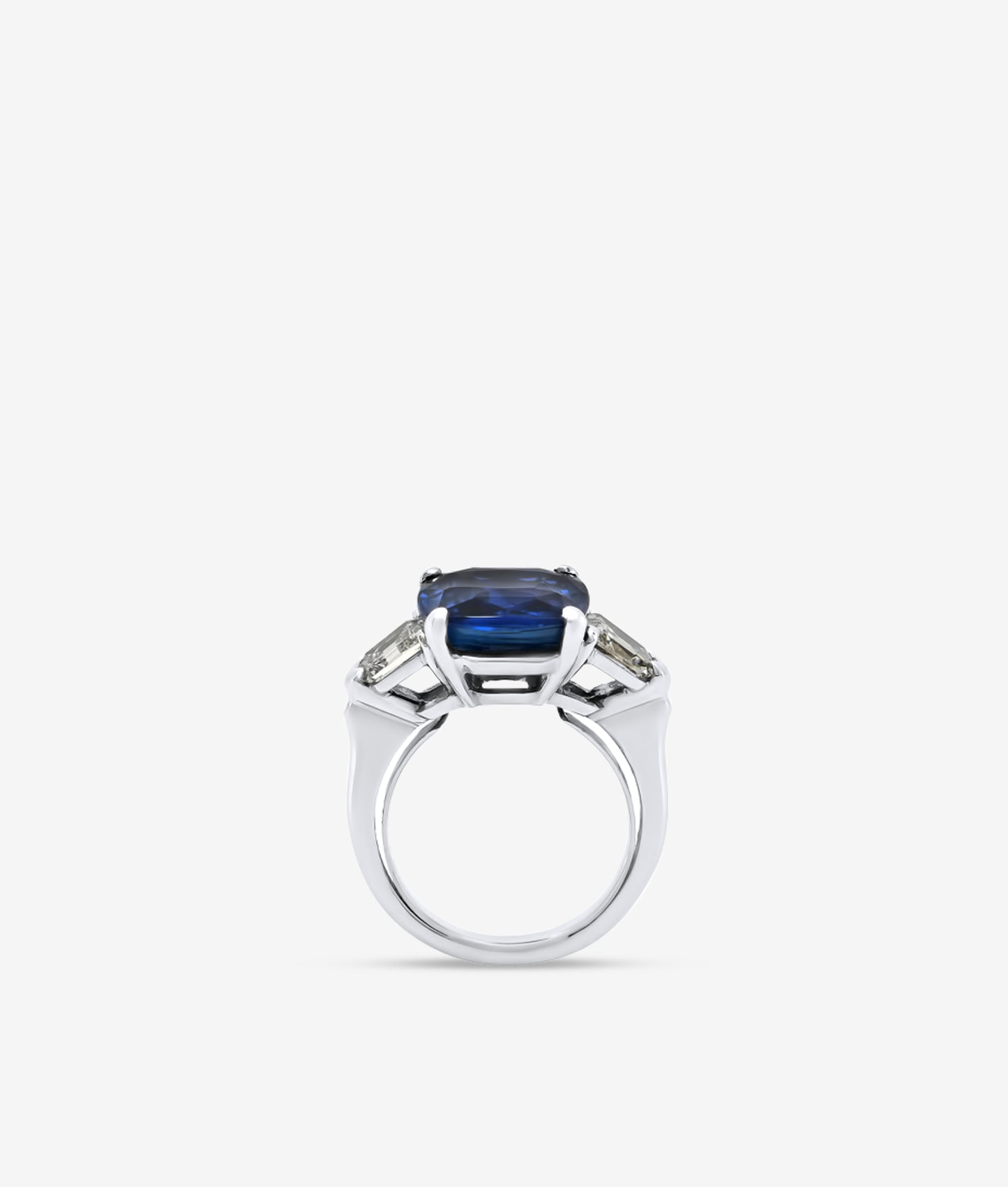Burma Sapphire Diamond Ring