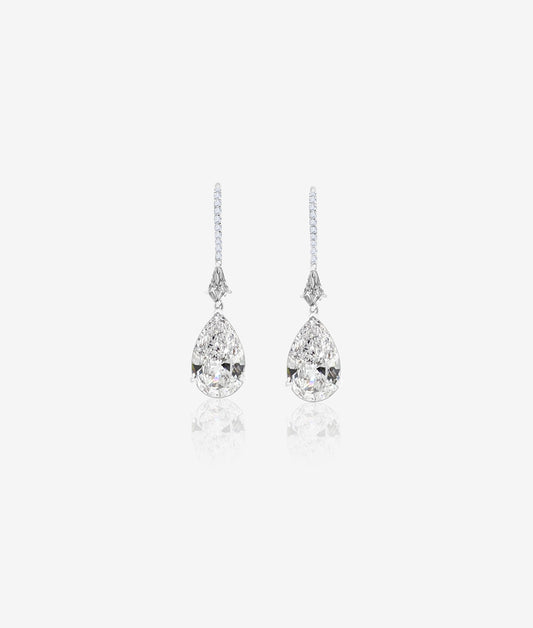 Diamond Drop Diamond Earrings