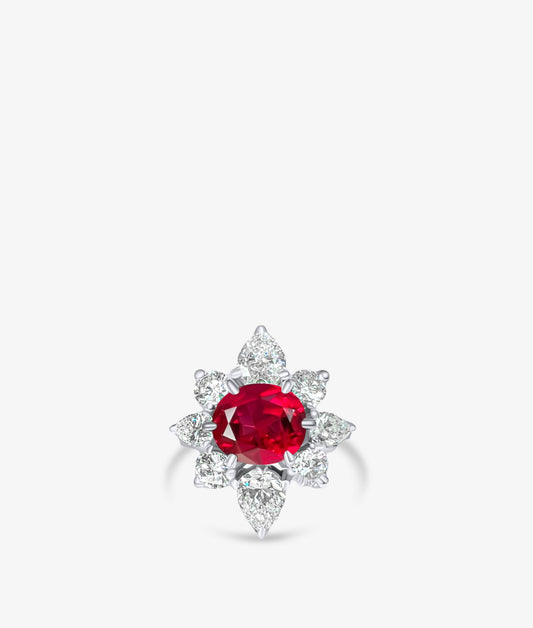 Ruby Diamond Ring