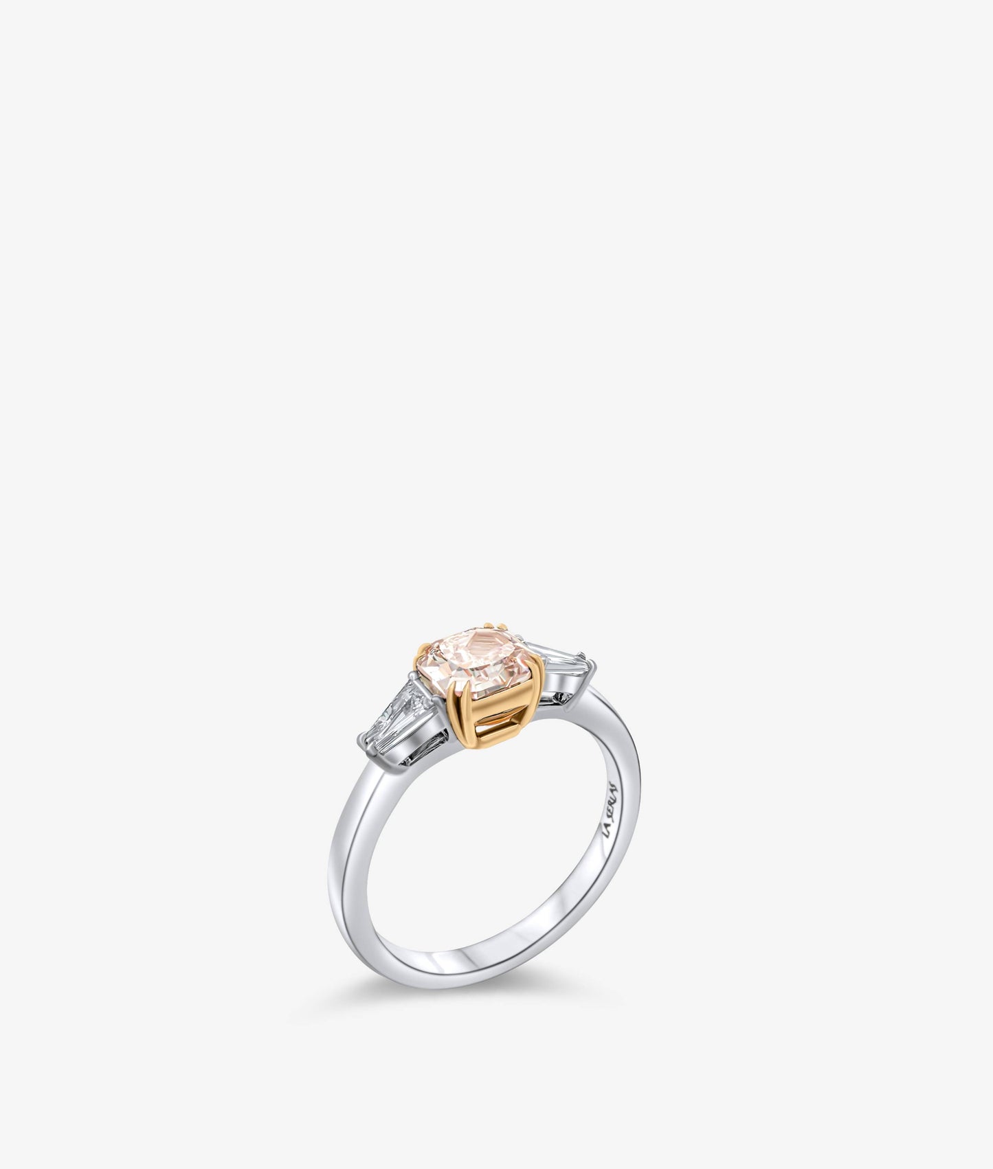 Fancy Pink Diamond Trilogy Ring
