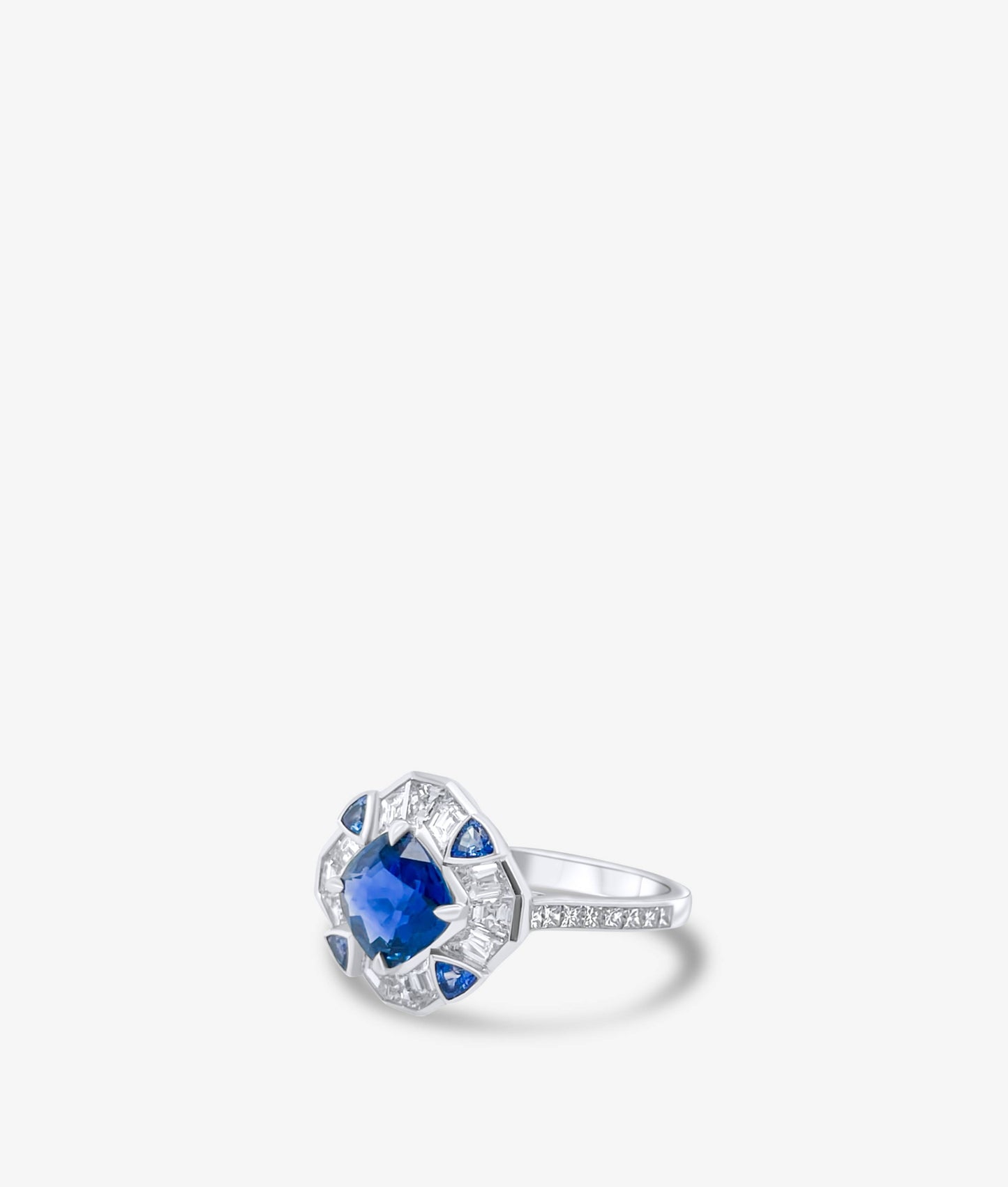 Sapphire Diamond Ring