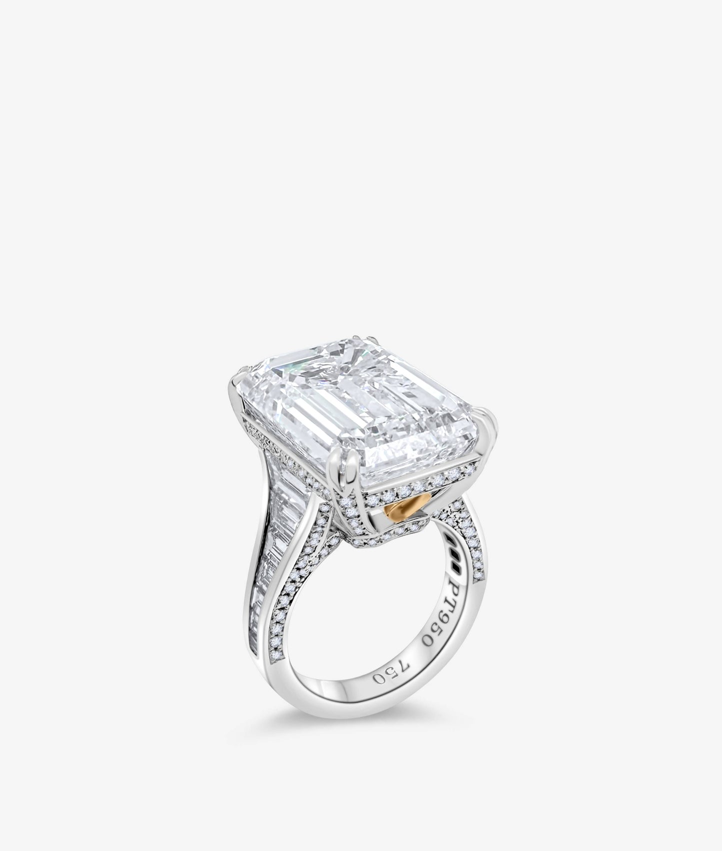 20ct Emerald Cut Ring