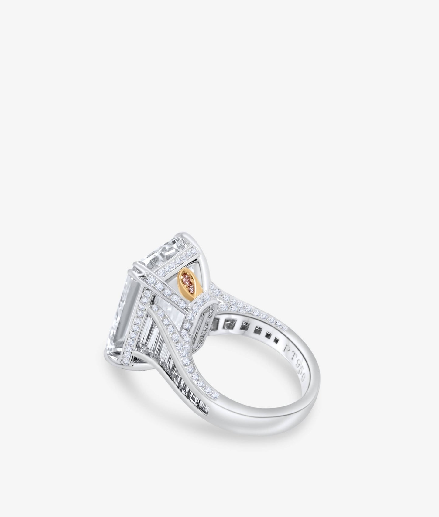 20ct Emerald Cut Ring