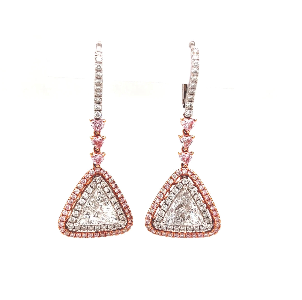 Diamond Triangle Earrings – La Serlas
